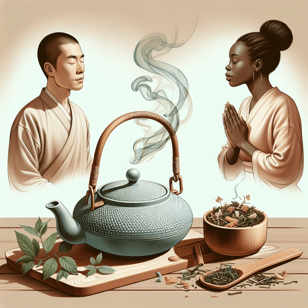 enhancing mindfulness with calming herbal tea rituals