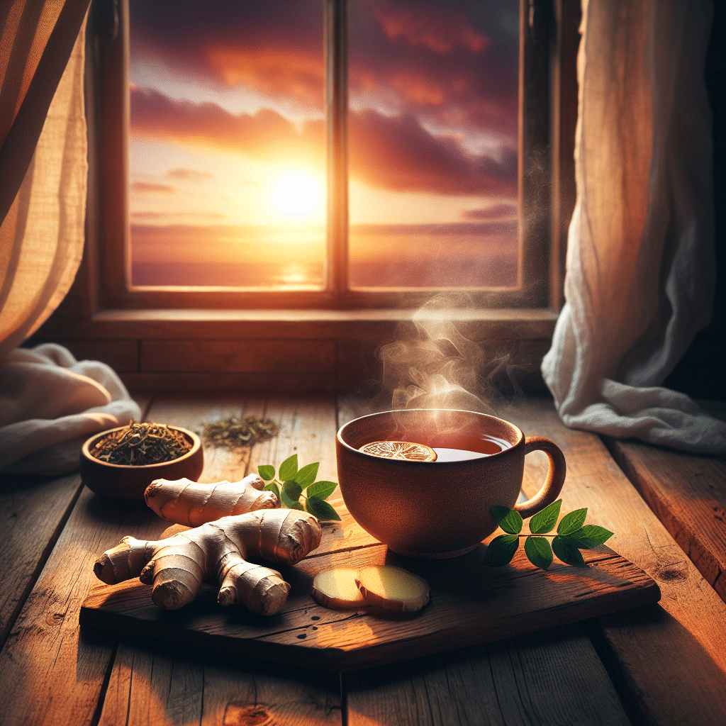 benefits of drinking ginger herbal tea in the morning