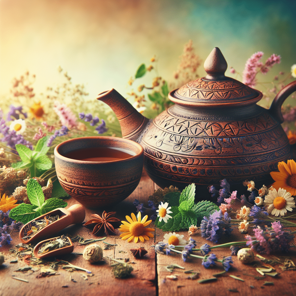herbal tea recipes featuring medicinal herbs