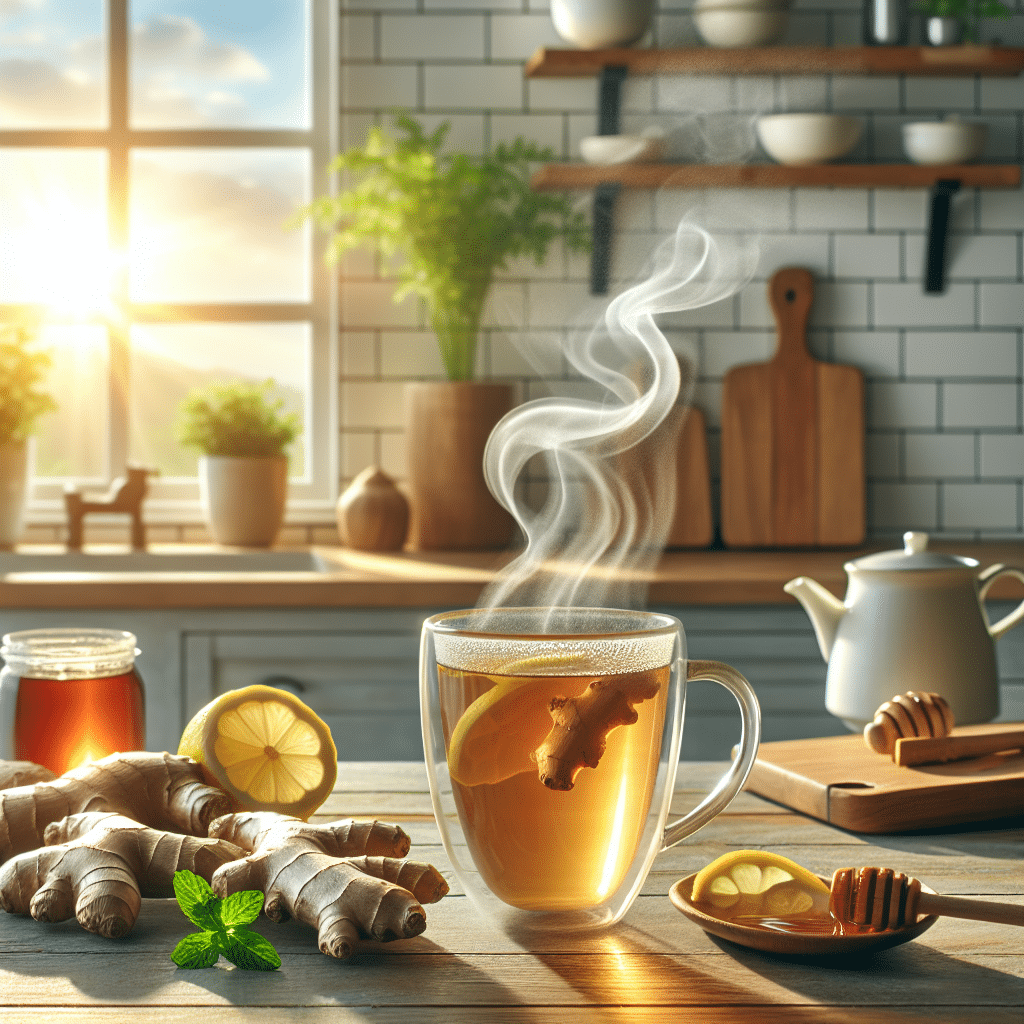benefits of drinking ginger herbal tea in the morning