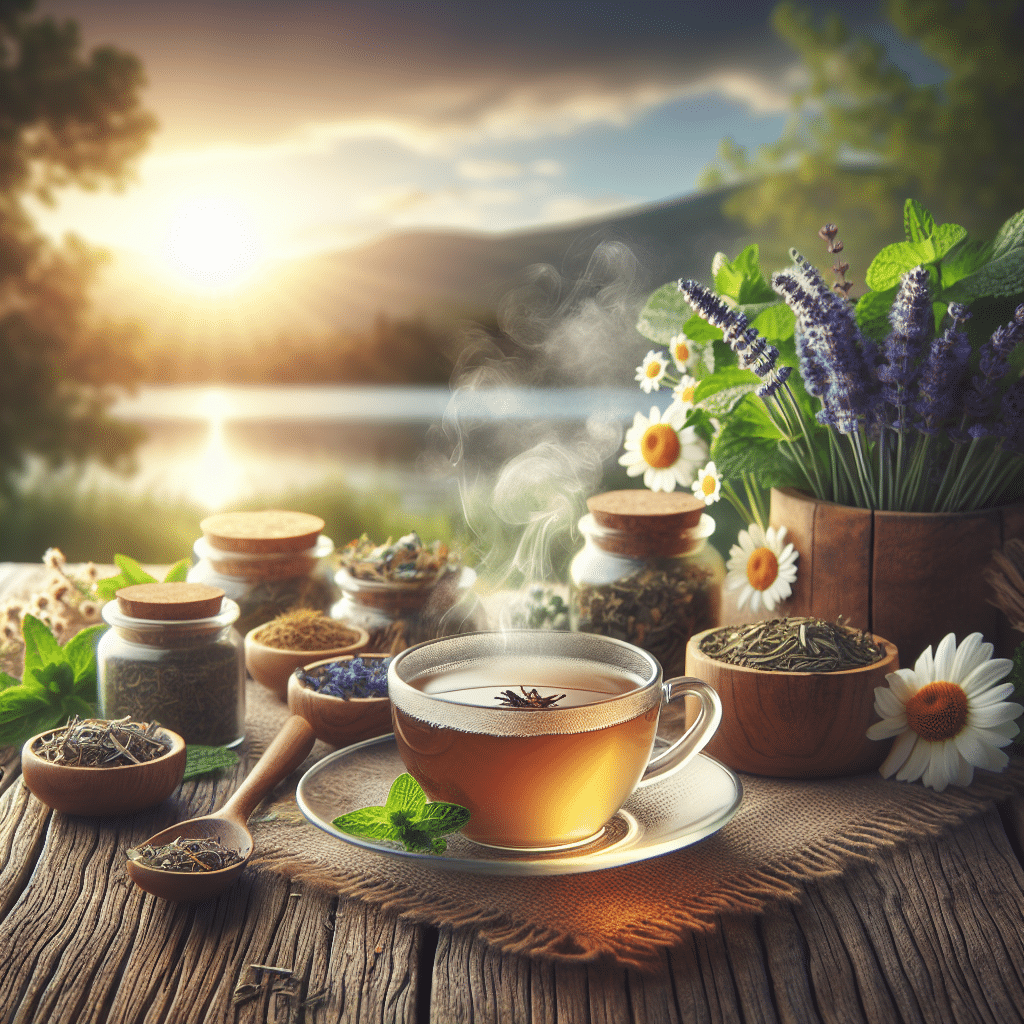 quick stress relief tips with herbal tea