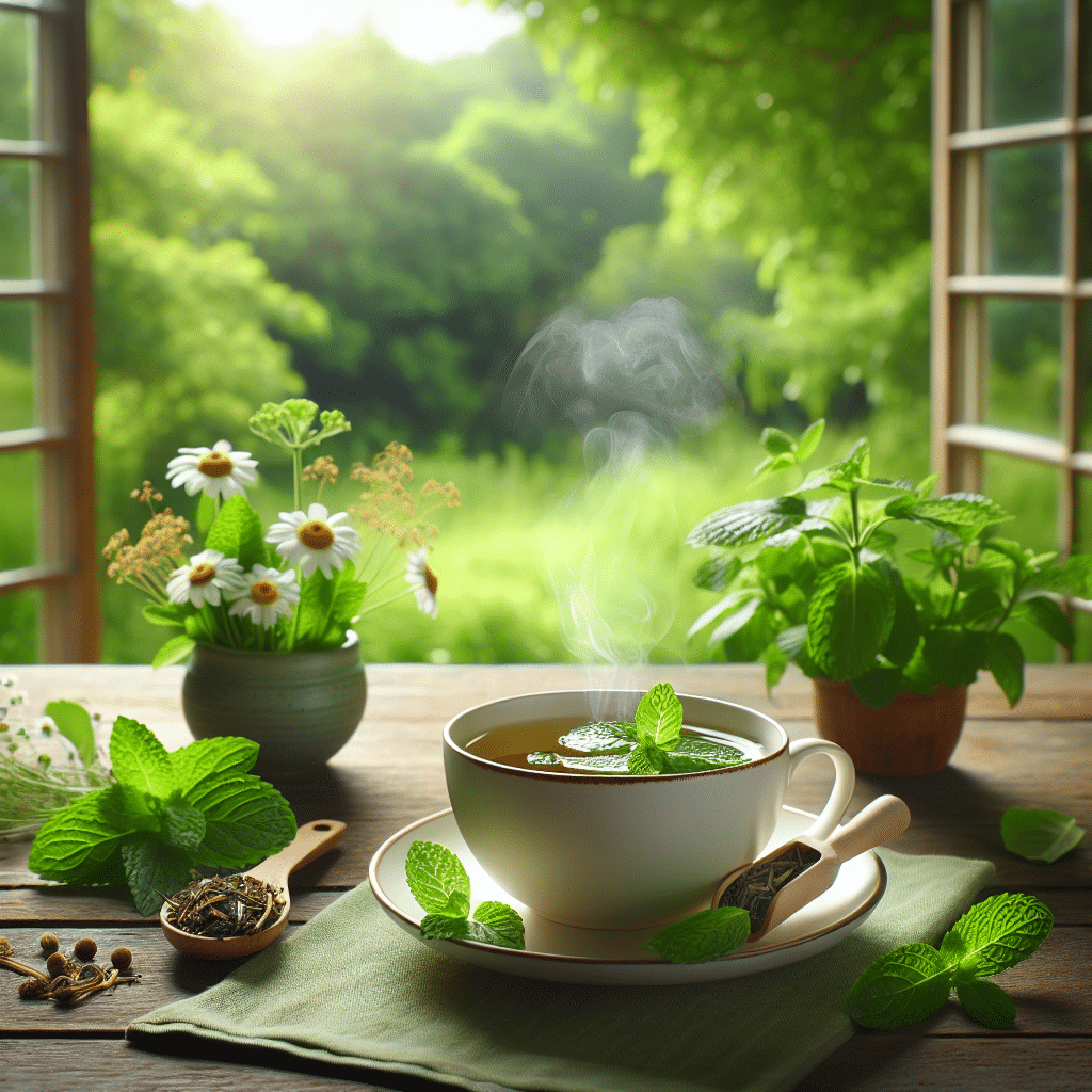 top 10 health benefits of green herbal tea